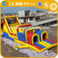 39.3ft Long Inflatable Obstacle Course , Inflatable Jumping Game Wipeout for children